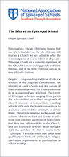 Idea of an Episcopal School Cover