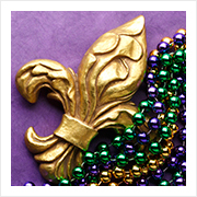 Fleur de Lys and Beads