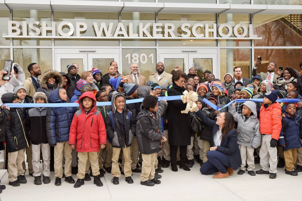 Bishop Walker Ribbon Cut