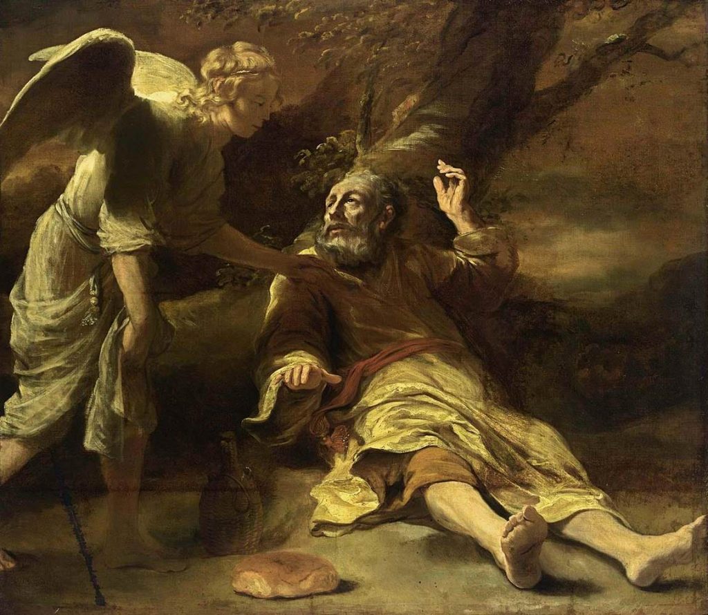 Image: Elijah Fed by an Angel by Ferdinand Bol